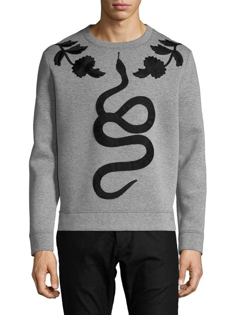 gucci snake crewneck|Men's Designer Hoodies .